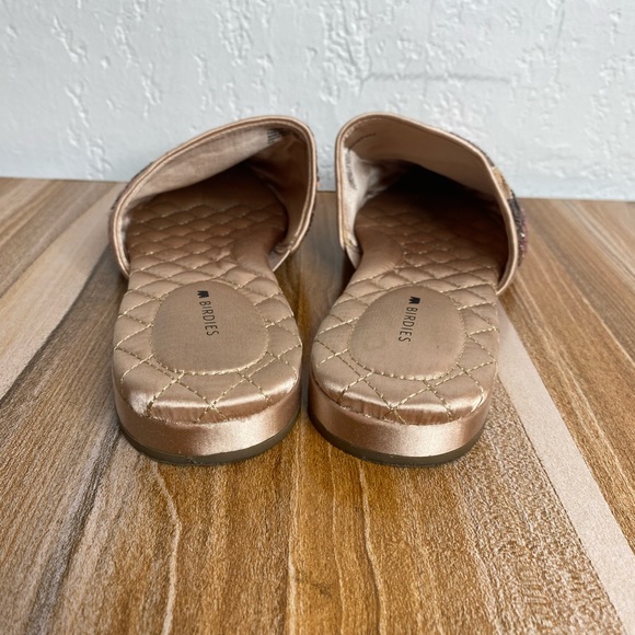 Birdies The Dove Pink Petal Sequin Slides Shoes Flats Women’s Size 8.5 EUC - Picture 7 of 12